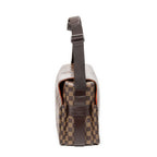 Shoulder Bag Naviglio Brown Damier Ebene