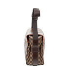 Shoulder Bag Naviglio Brown Damier Ebene