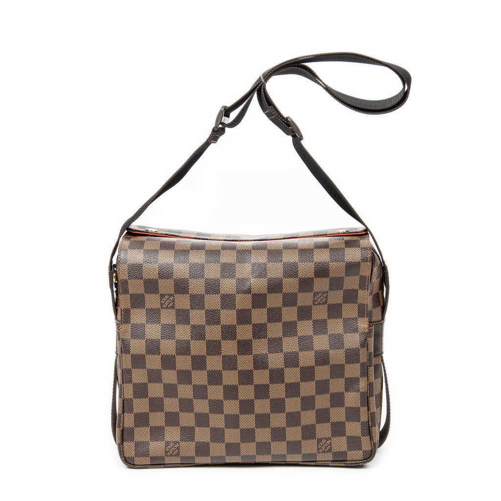 Shoulder Bag Naviglio Brown Damier Ebene