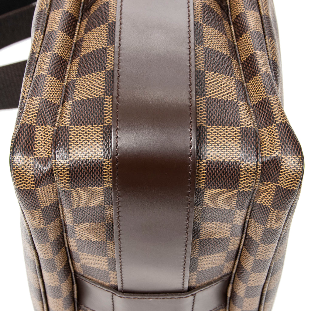 Shoulder Bag Naviglio Brown Damier Ebene