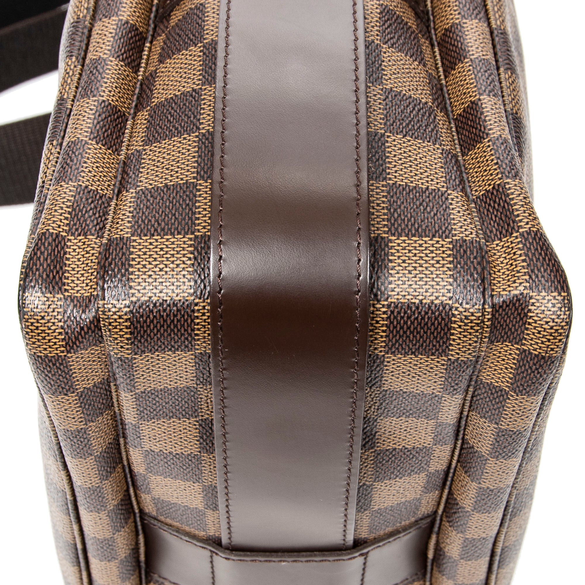 Shoulder Bag Naviglio Brown Damier Ebene