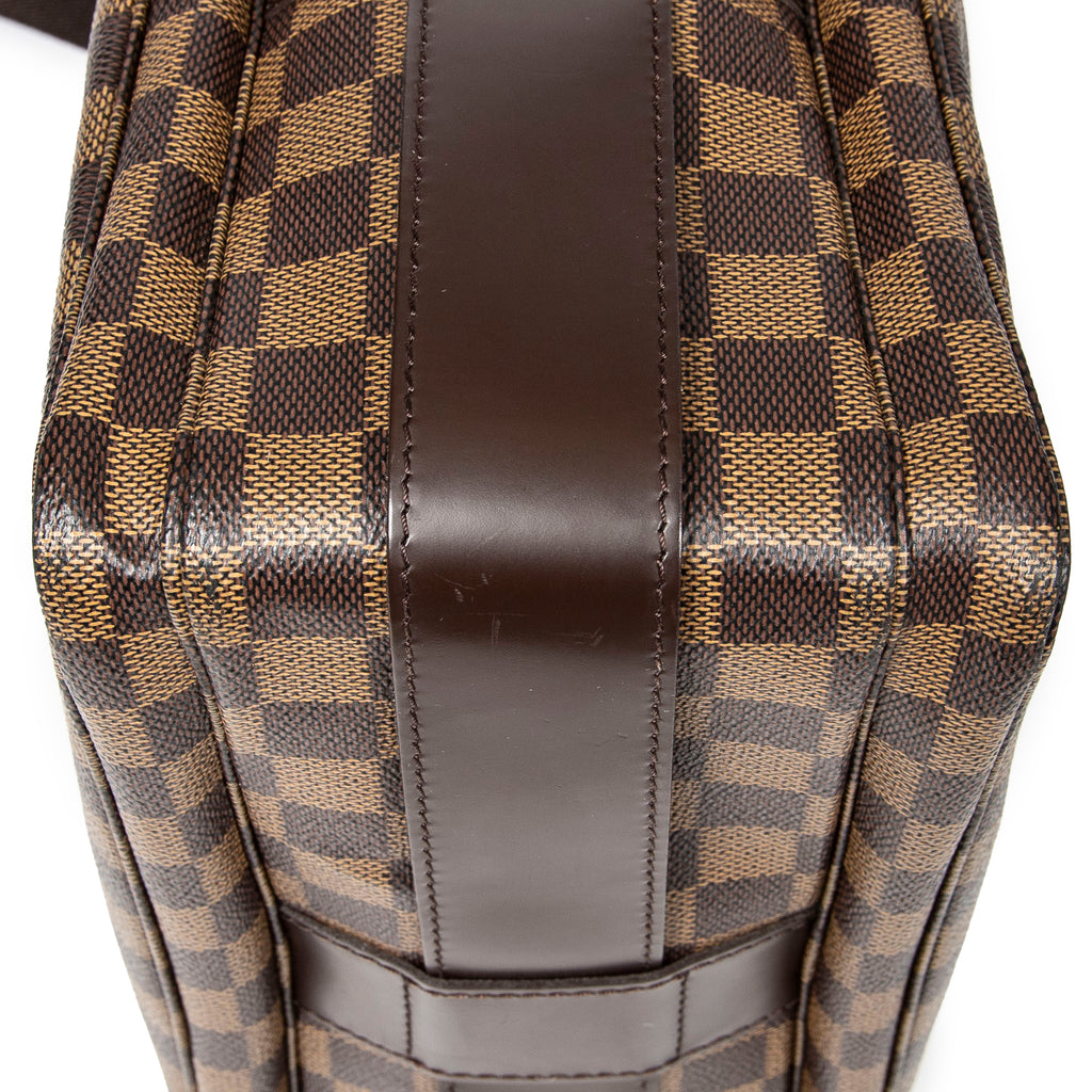 Shoulder Bag Naviglio Brown Damier Ebene