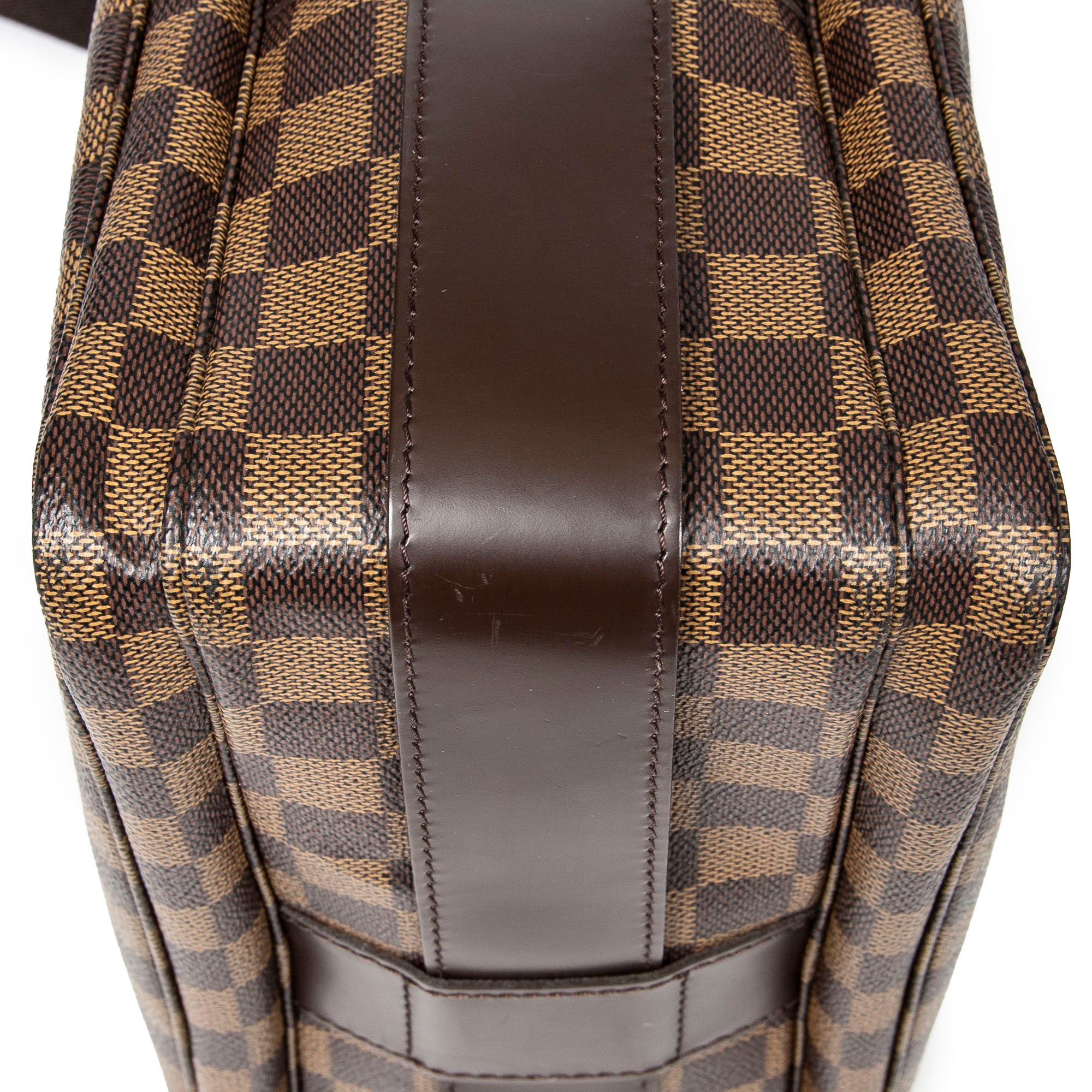 Shoulder Bag Naviglio Brown Damier Ebene