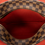 Shoulder Bag Naviglio Brown Damier Ebene