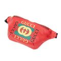 Shoulder Bag Web Logo Belt Bag Red Grained Leather