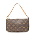 Handbag Accessory Pouch Brown Monogram Canvas