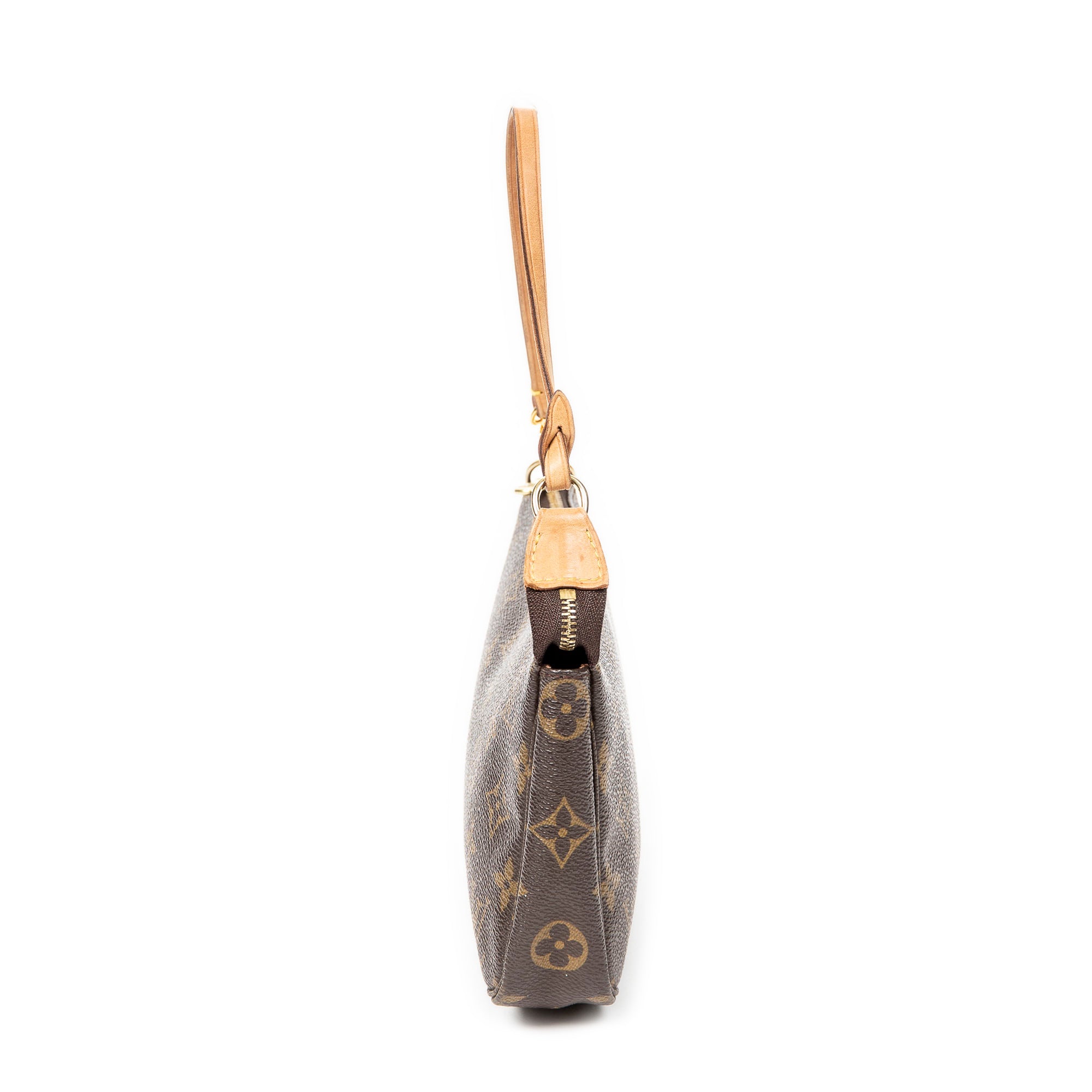 Handbag Accessory Pouch Brown Monogram Canvas