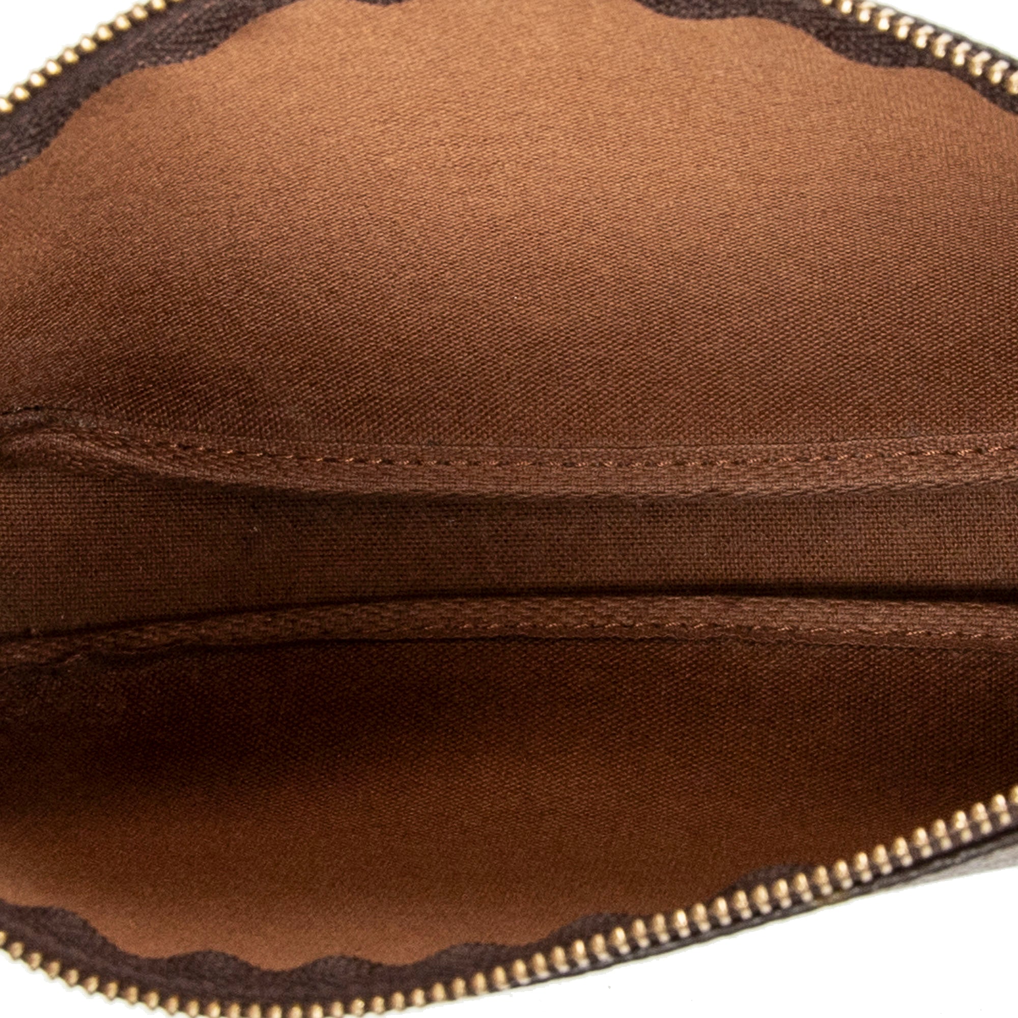 Handbag Accessory Pouch Brown Monogram Canvas
