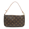 Handbag Accessory Pouch Brown Monogram Canvas