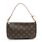 Handbag Accessory Pouch Brown Monogram Canvas