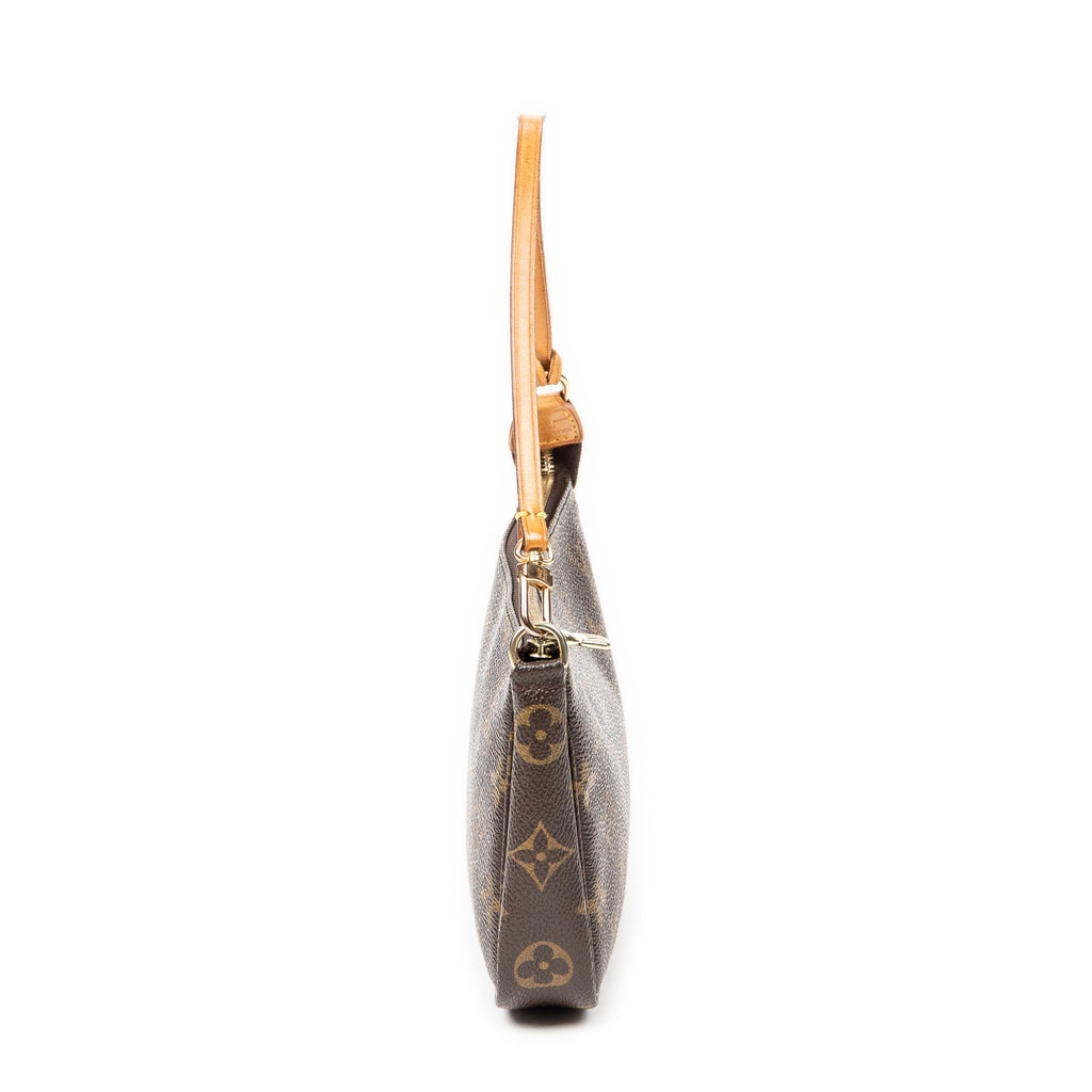 Handbag Accessory Pouch Brown Monogram Canvas