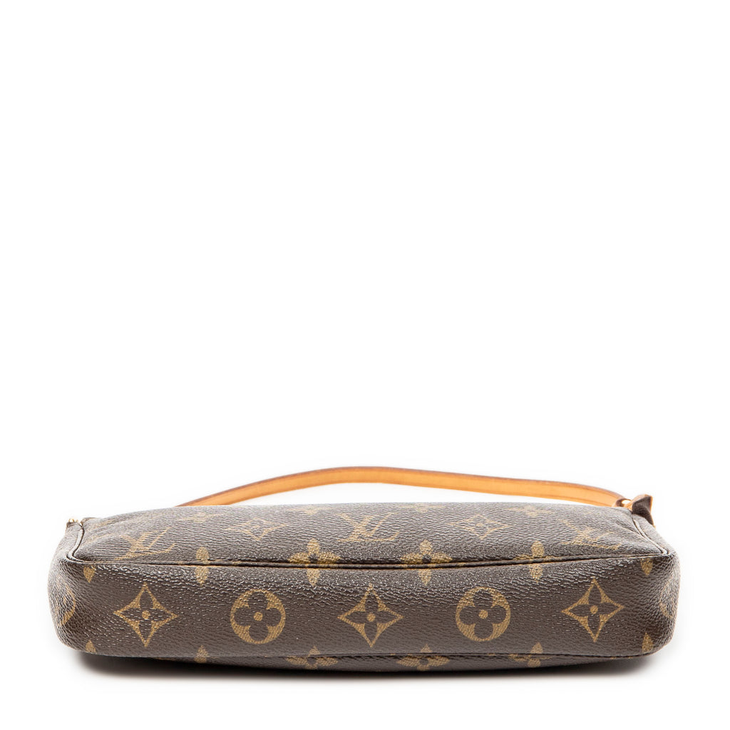 Handbag Accessory Pouch Brown Monogram Canvas