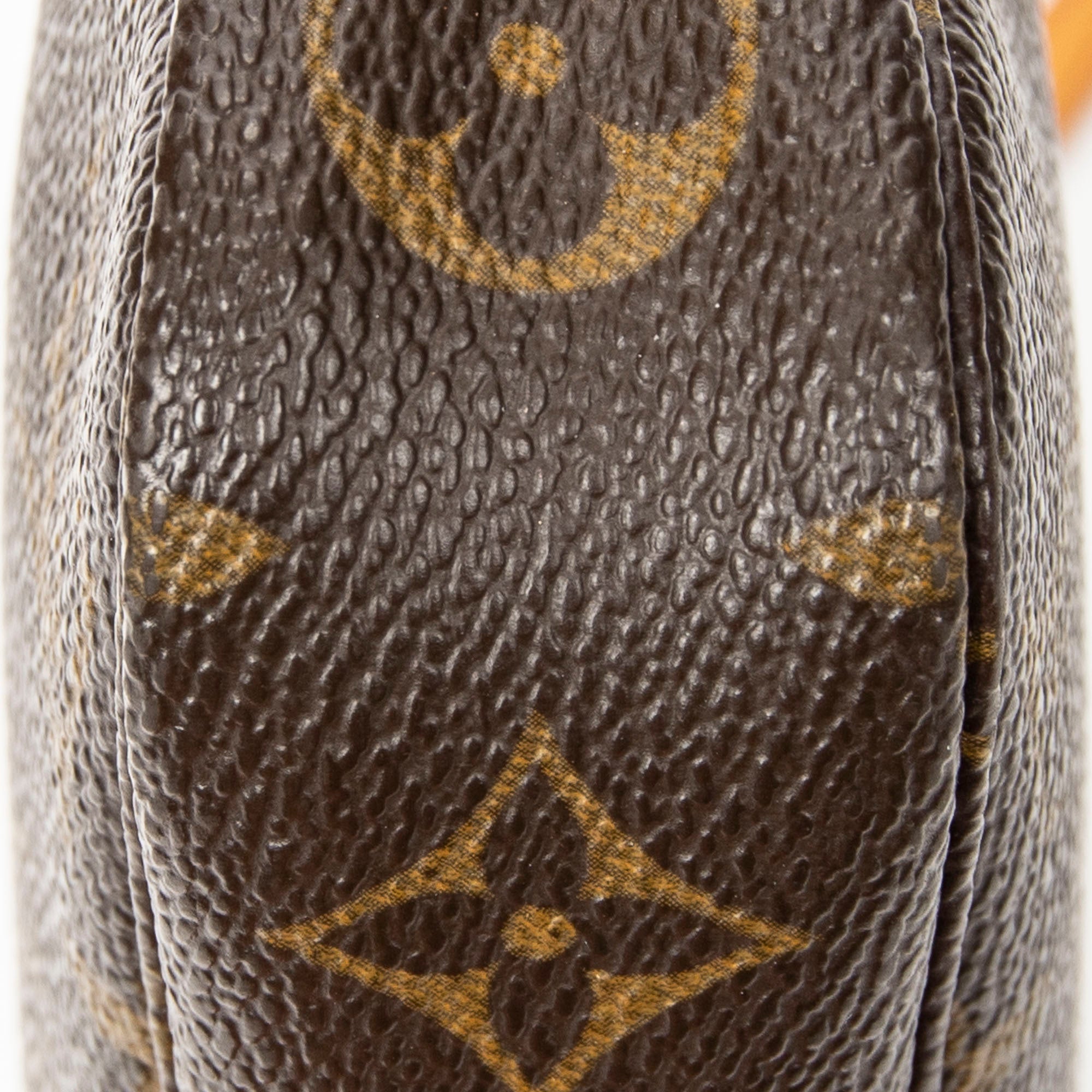 Handbag Accessory Pouch Brown Monogram Canvas