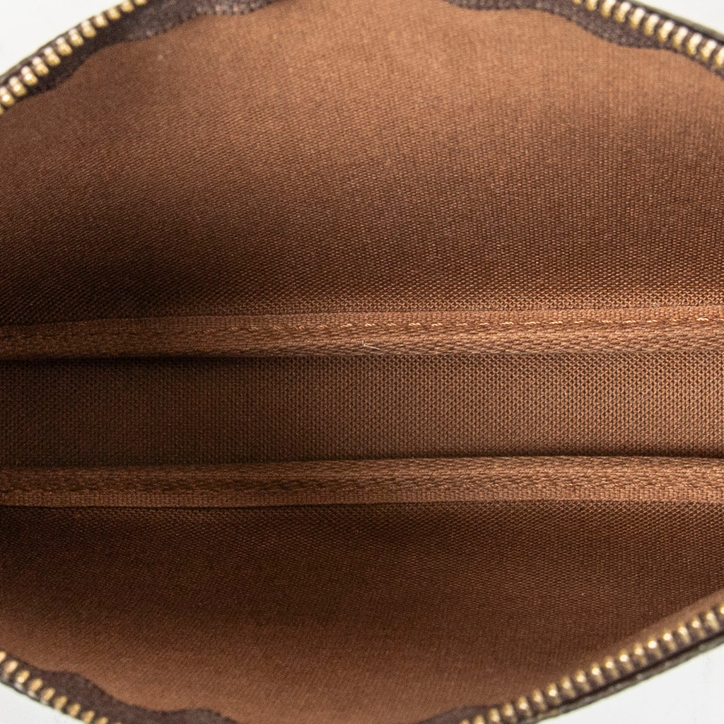 Handbag Accessory Pouch Brown Monogram Canvas