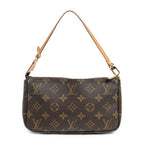Handbag Accessory Pouch Brown Monogram Canvas