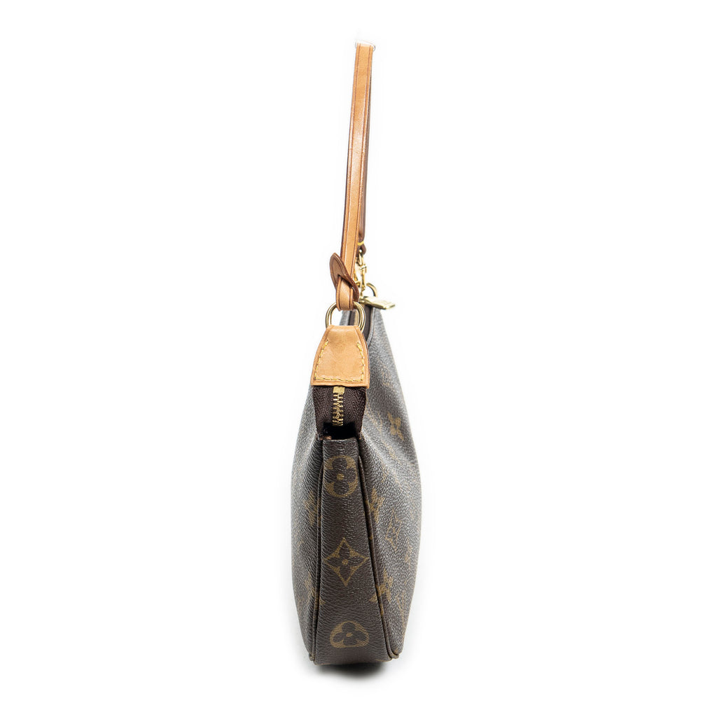 Handbag Accessory Pouch Brown Monogram Canvas
