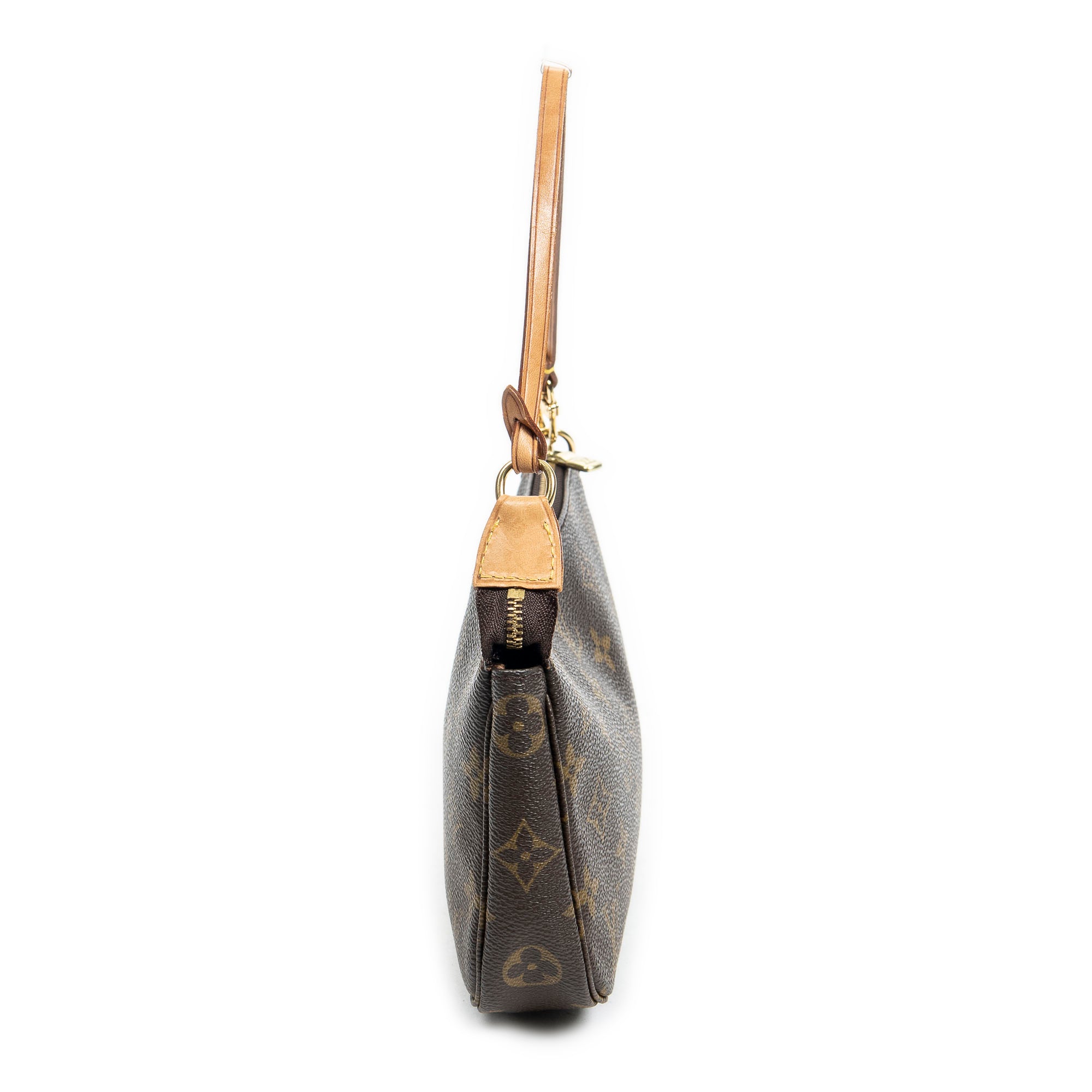 Handbag Accessory Pouch Brown Monogram Canvas