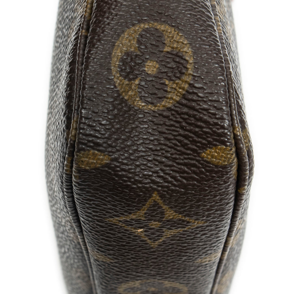Handbag Accessory Pouch Brown Monogram Canvas