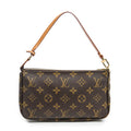 Handbag Accessory Pouch Brown Monogram Canvas