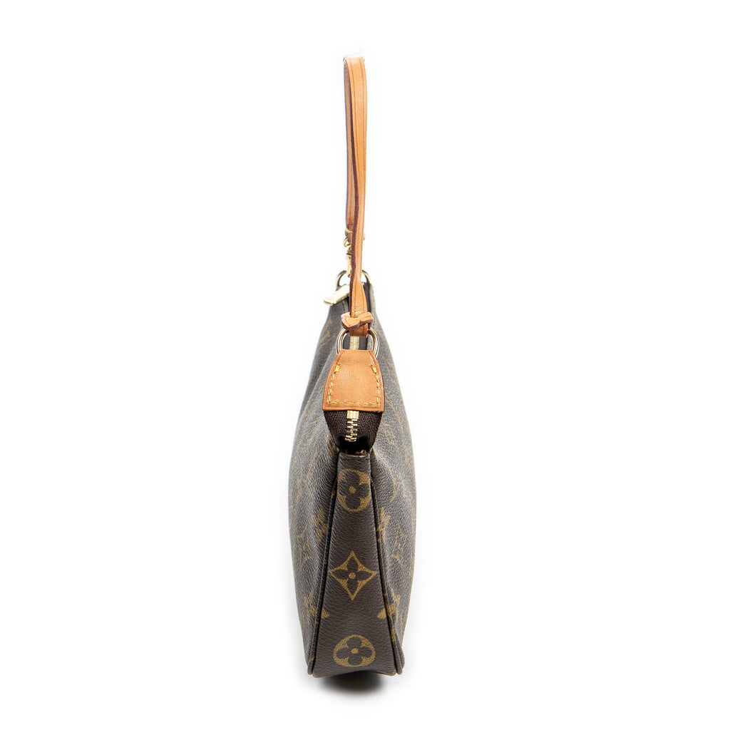 Handbag Accessory Pouch Brown Monogram Canvas