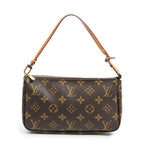Handbag Accessory Pouch Brown Monogram Canvas
