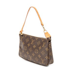 Handbag Accessory Pouch Brown Monogram Canvas