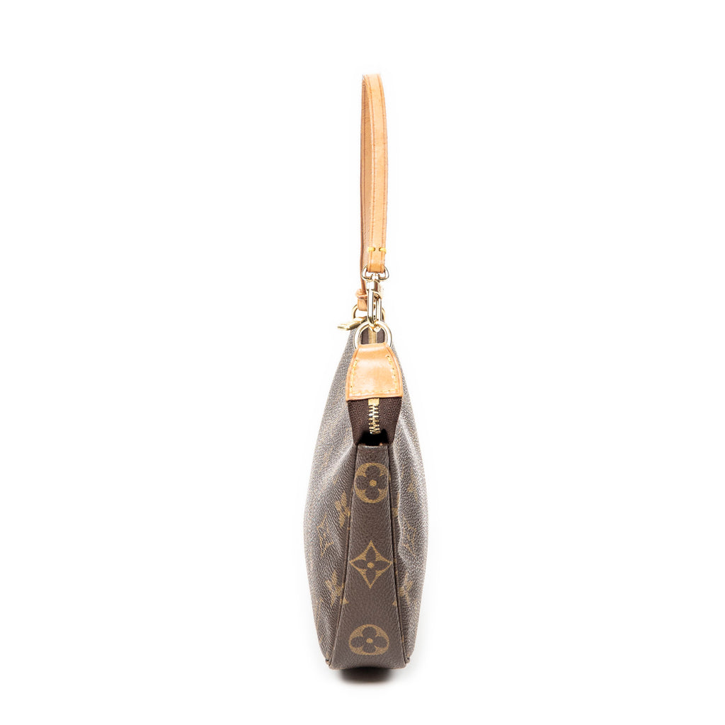 Handbag Accessory Pouch Brown Monogram Canvas