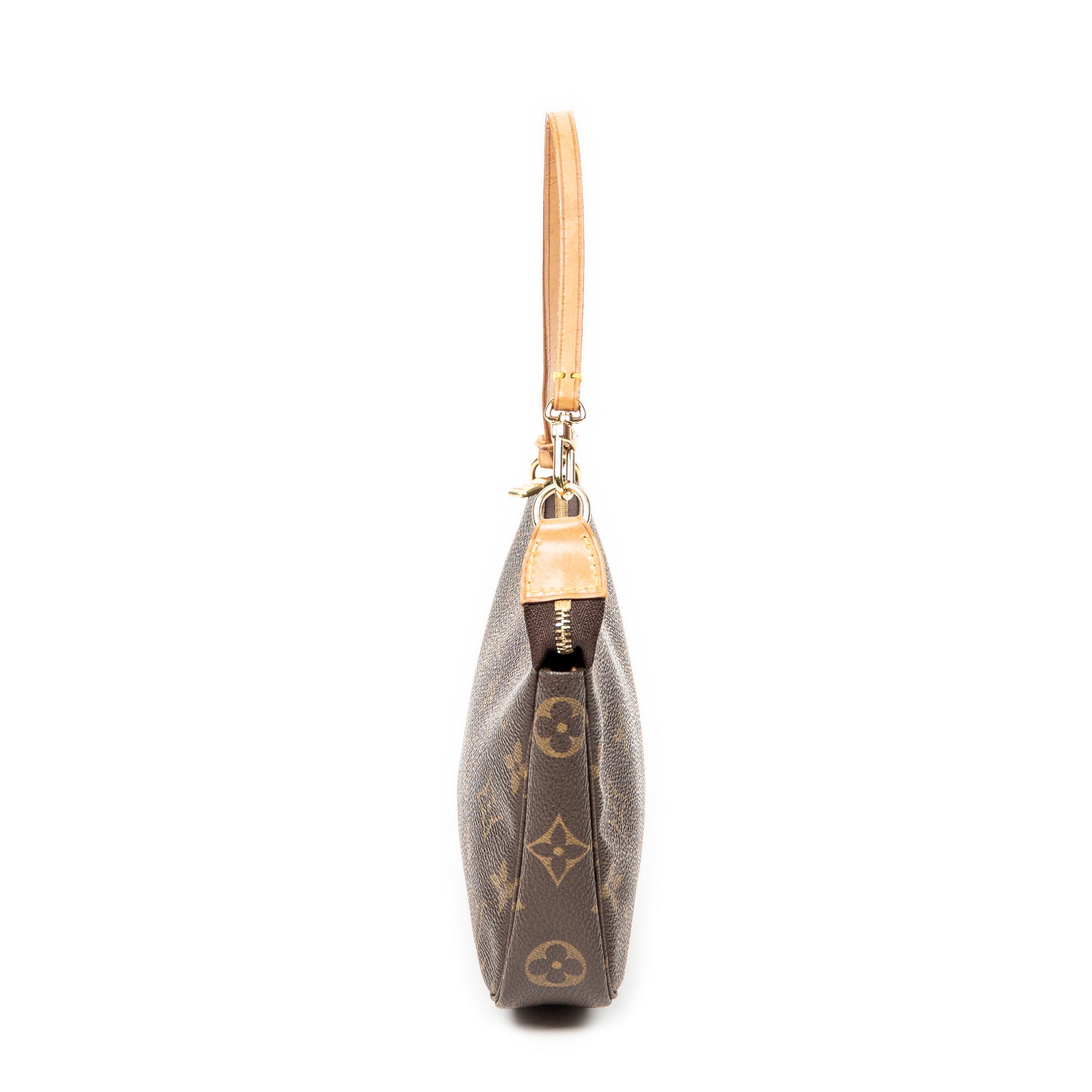 Handbag Accessory Pouch Brown Monogram Canvas