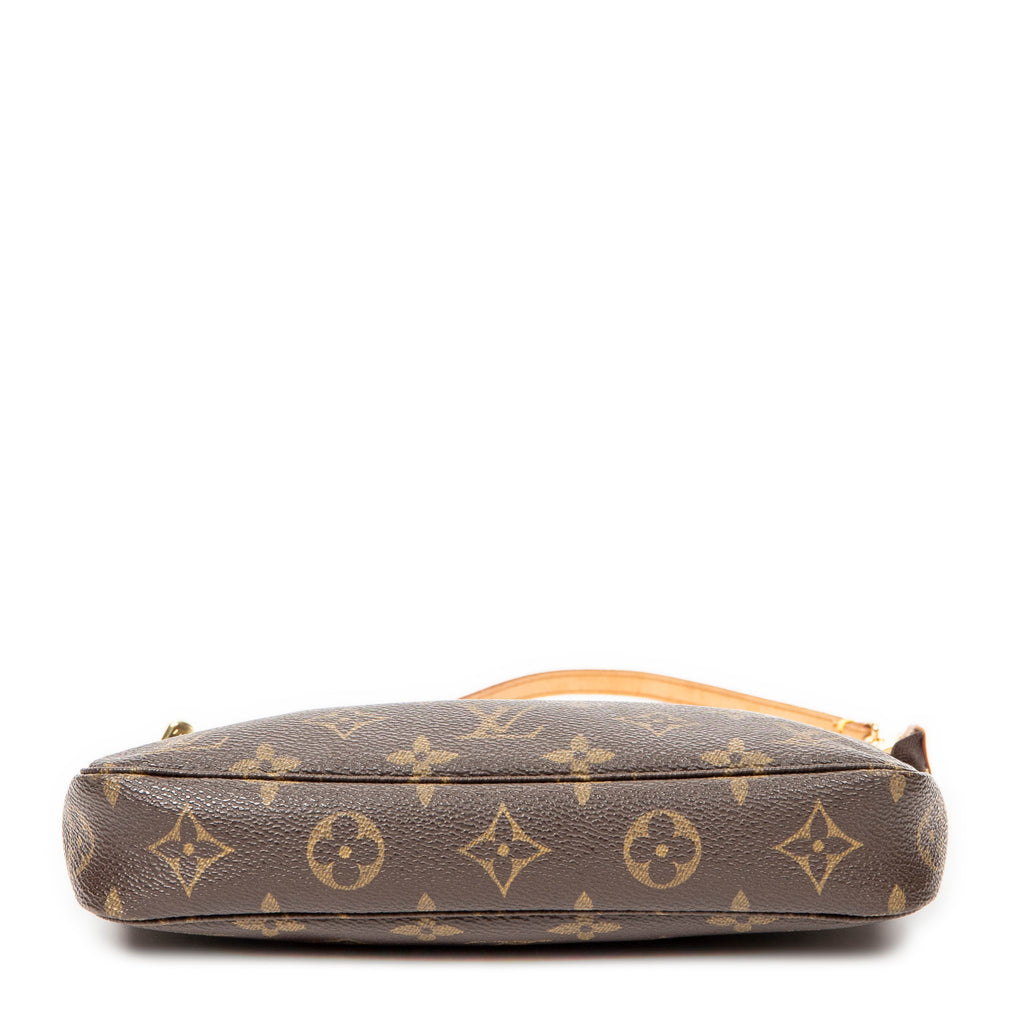 Handbag Accessory Pouch Brown Monogram Canvas