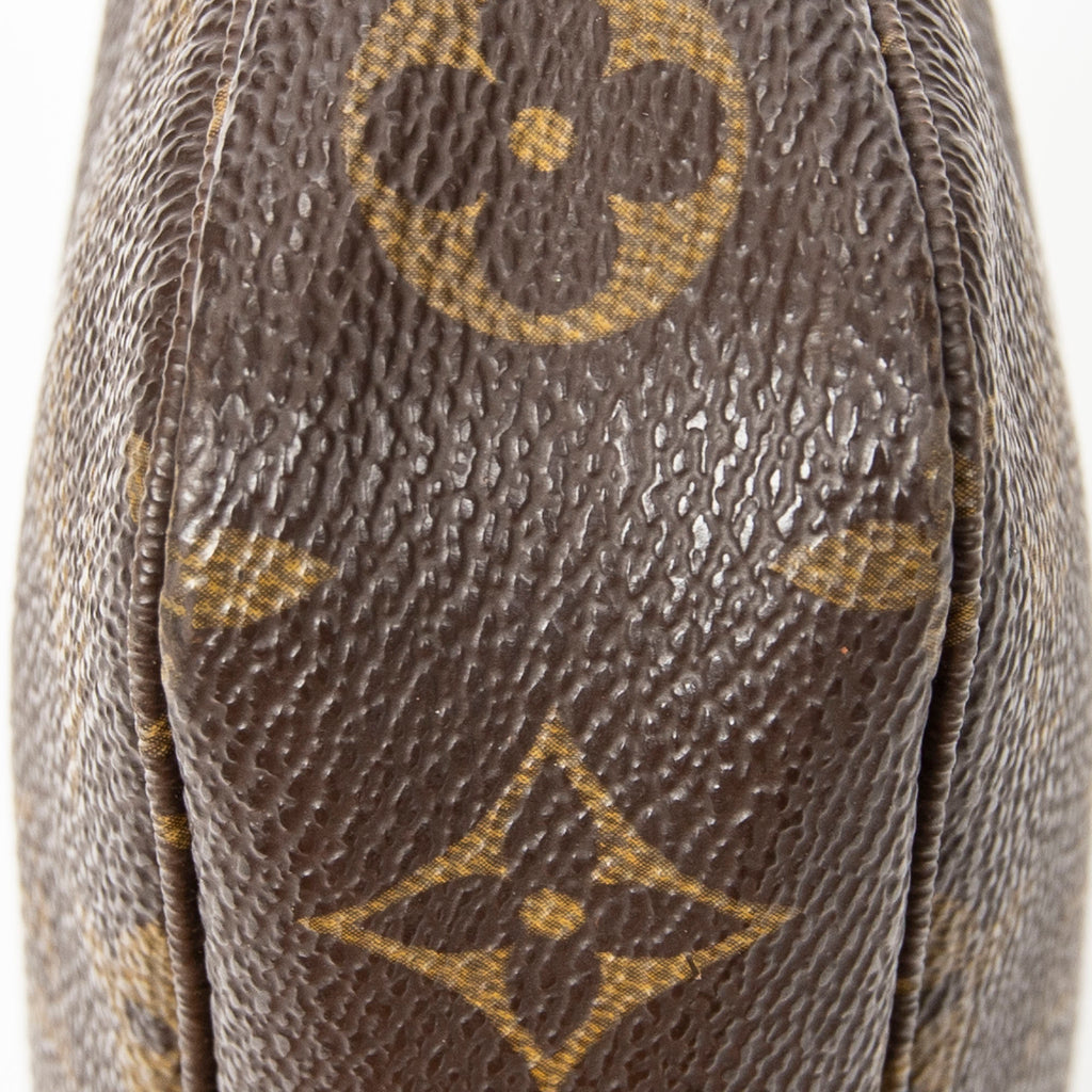 Handbag Accessory Pouch Brown Monogram Canvas