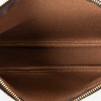 Handbag Accessory Pouch Brown Monogram Canvas