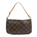 Handbag Accessory Pouch Brown Monogram Canvas