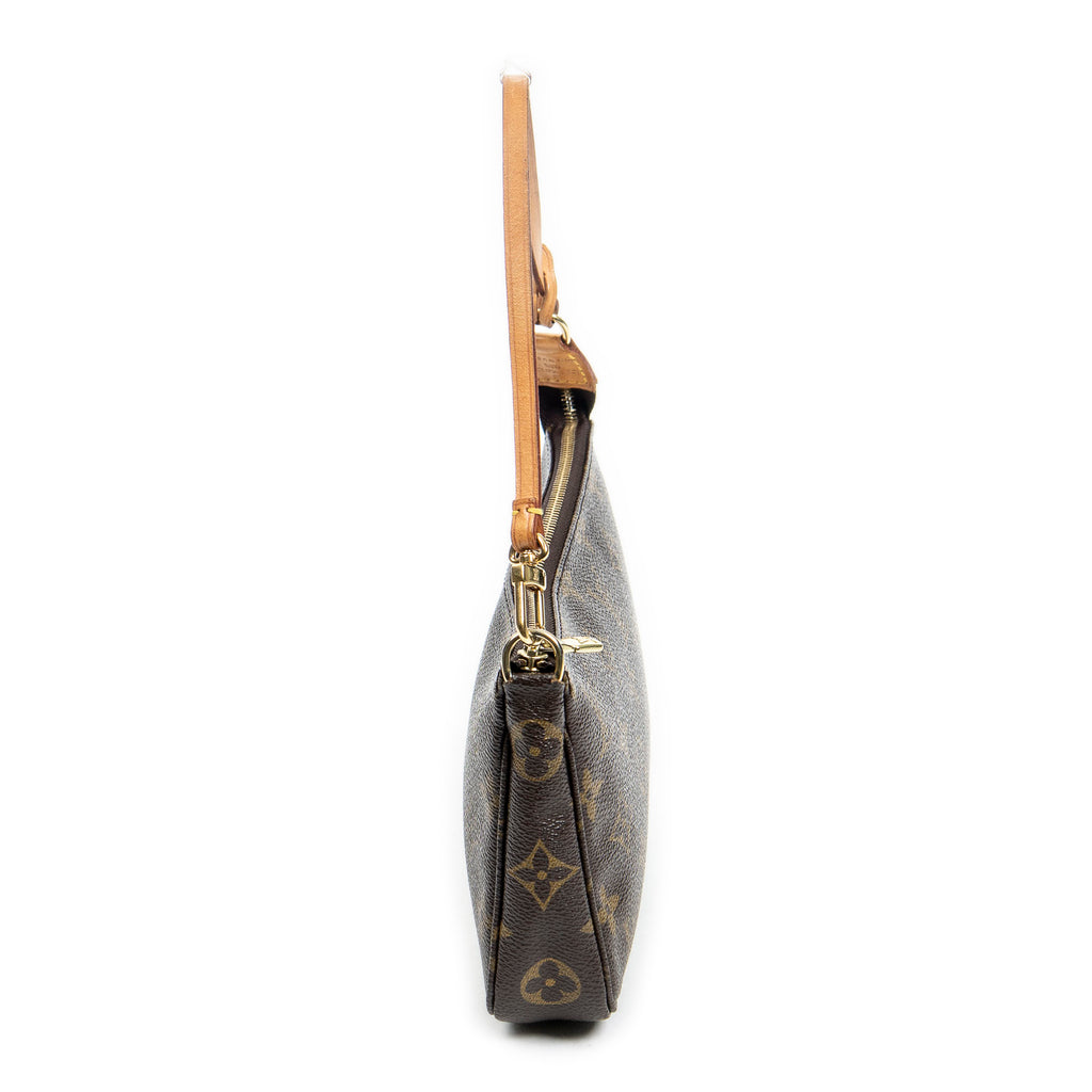 Handbag Accessory Pouch Brown Monogram Canvas