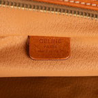 Handbag Vintage Top Handle Toiletry Pouch Brown Macadam Coated Canvas