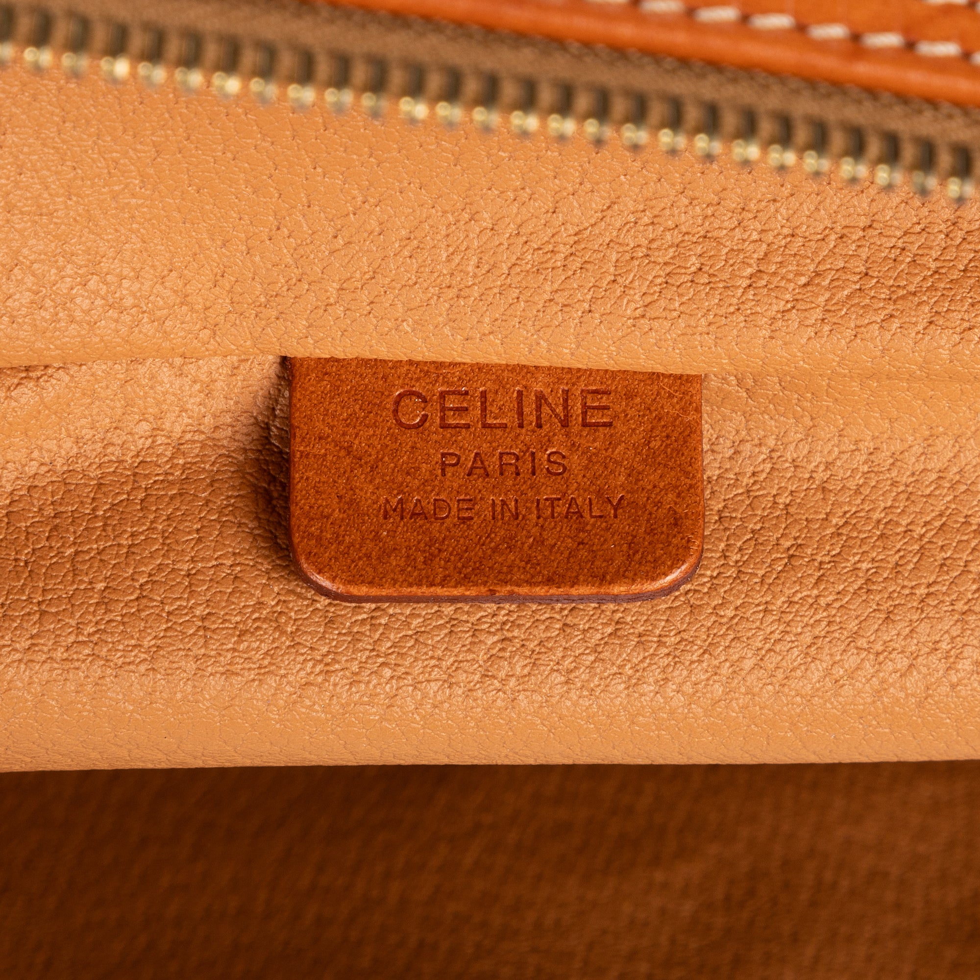 Handbag Vintage Top Handle Toiletry Pouch Brown Macadam Coated Canvas