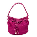 Shoulder Bag Bow Trotter Hobo Magenta Diorissimo Canvas