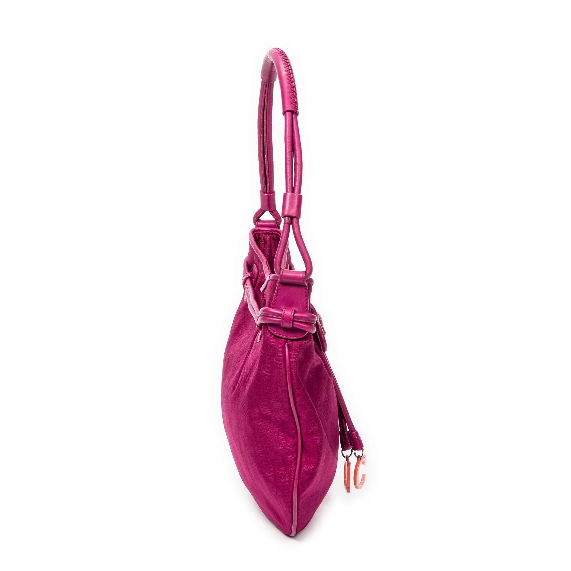 Shoulder Bag Bow Trotter Hobo Magenta Diorissimo Canvas