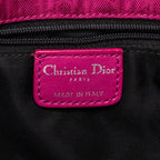 Shoulder Bag Bow Trotter Hobo Magenta Diorissimo Canvas
