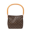 Shoulder Bag Looping MM Brown Monogram Canvas