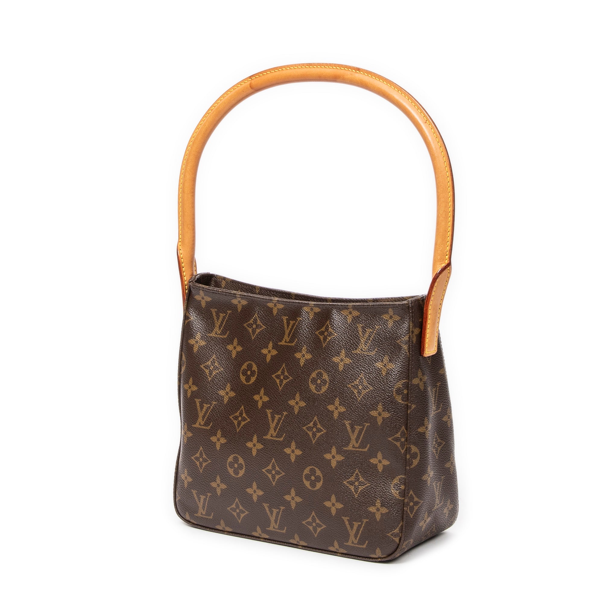 Shoulder Bag Looping MM Brown Monogram Canvas