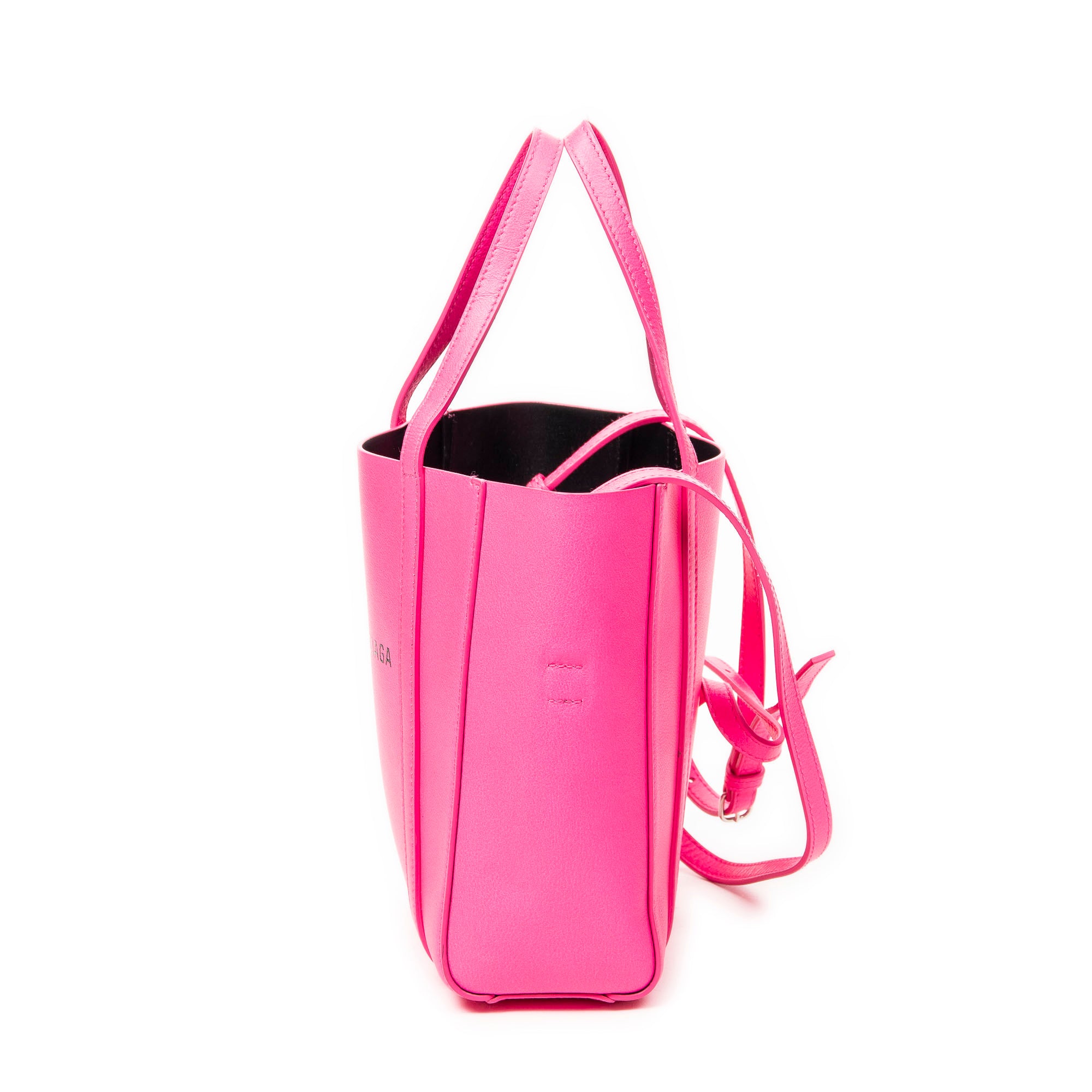 Shoulder Bag XXS Everyday Tote Neon Pink Calfskin Leather