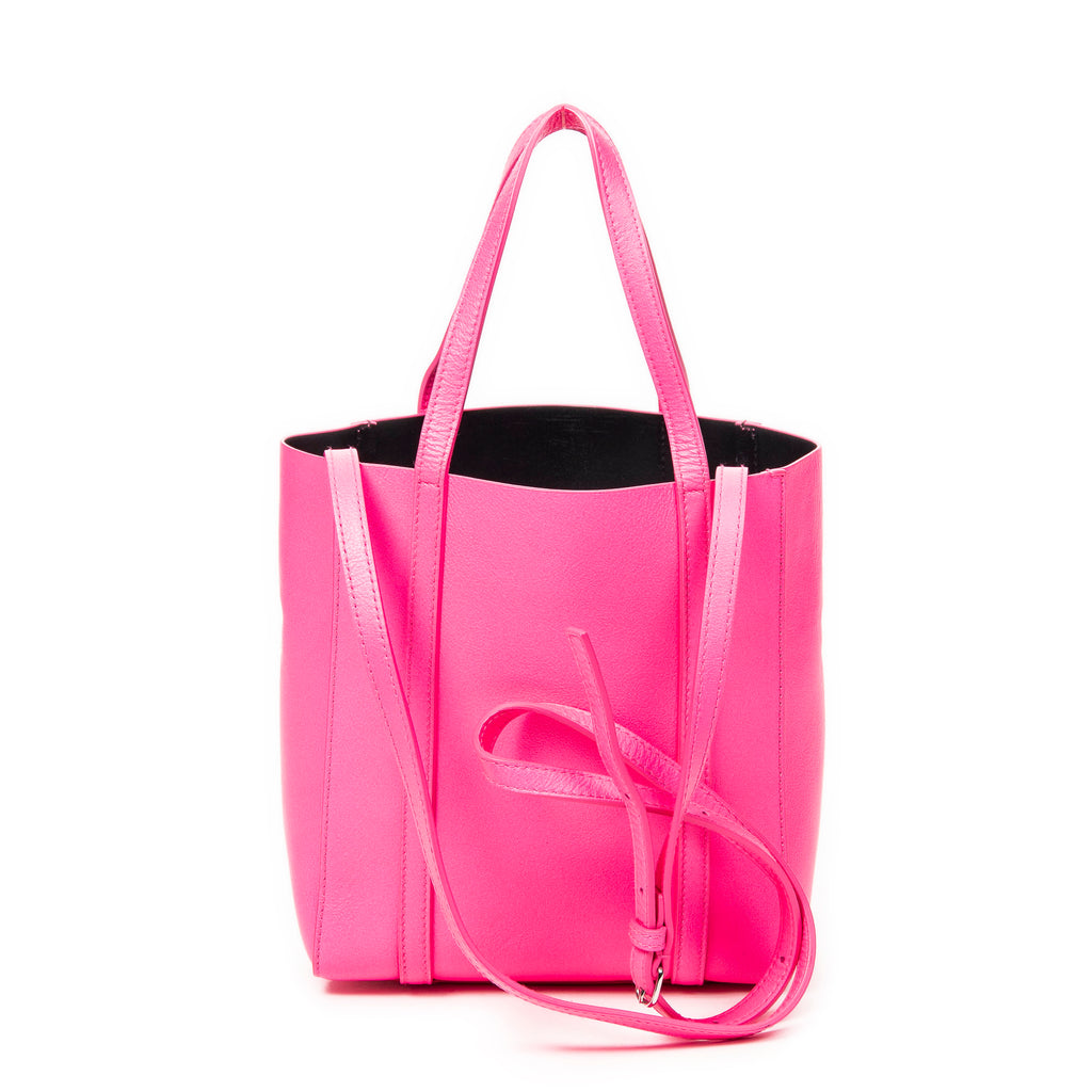 Shoulder Bag XXS Everyday Tote Neon Pink Calfskin Leather