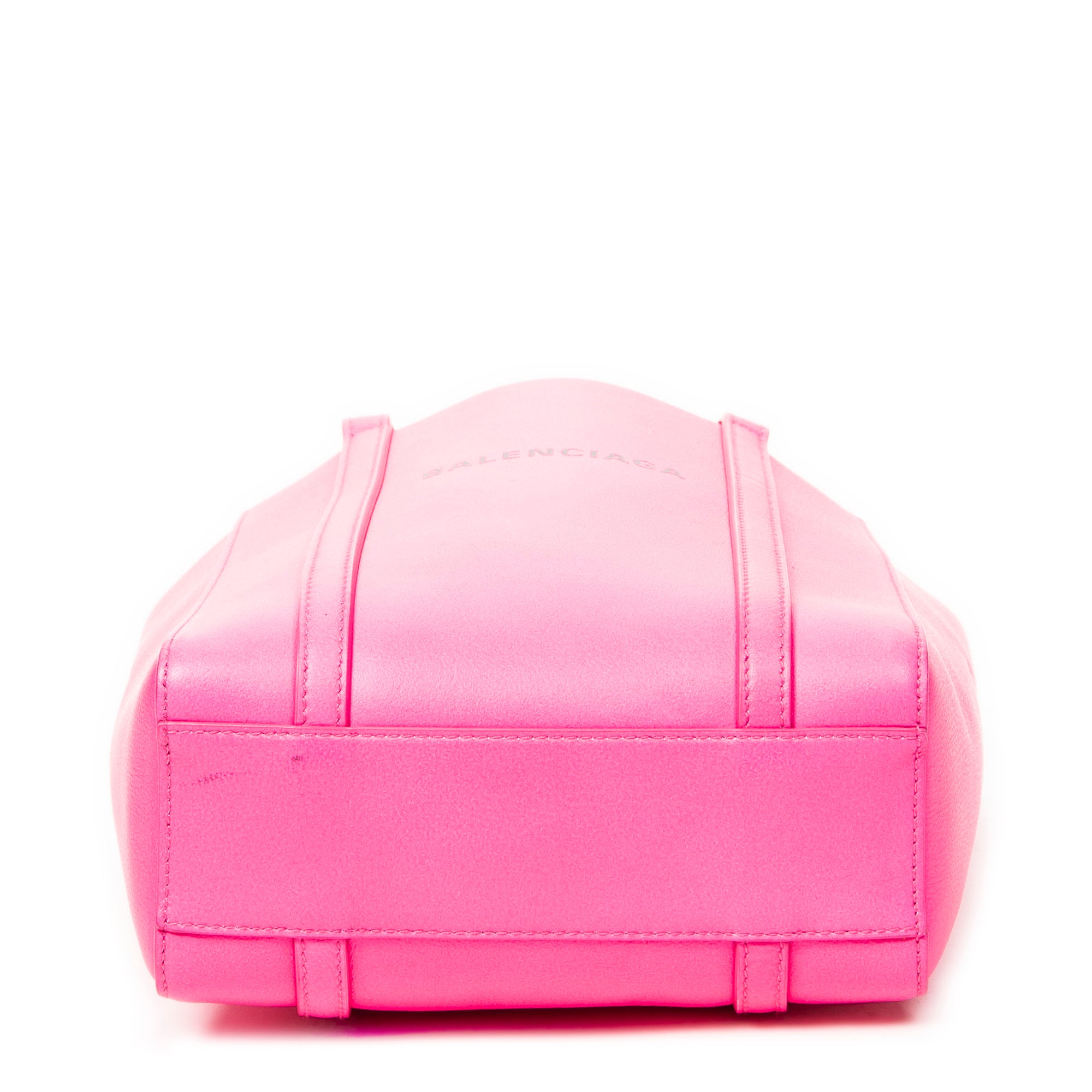 Shoulder Bag XXS Everyday Tote Neon Pink Calfskin Leather