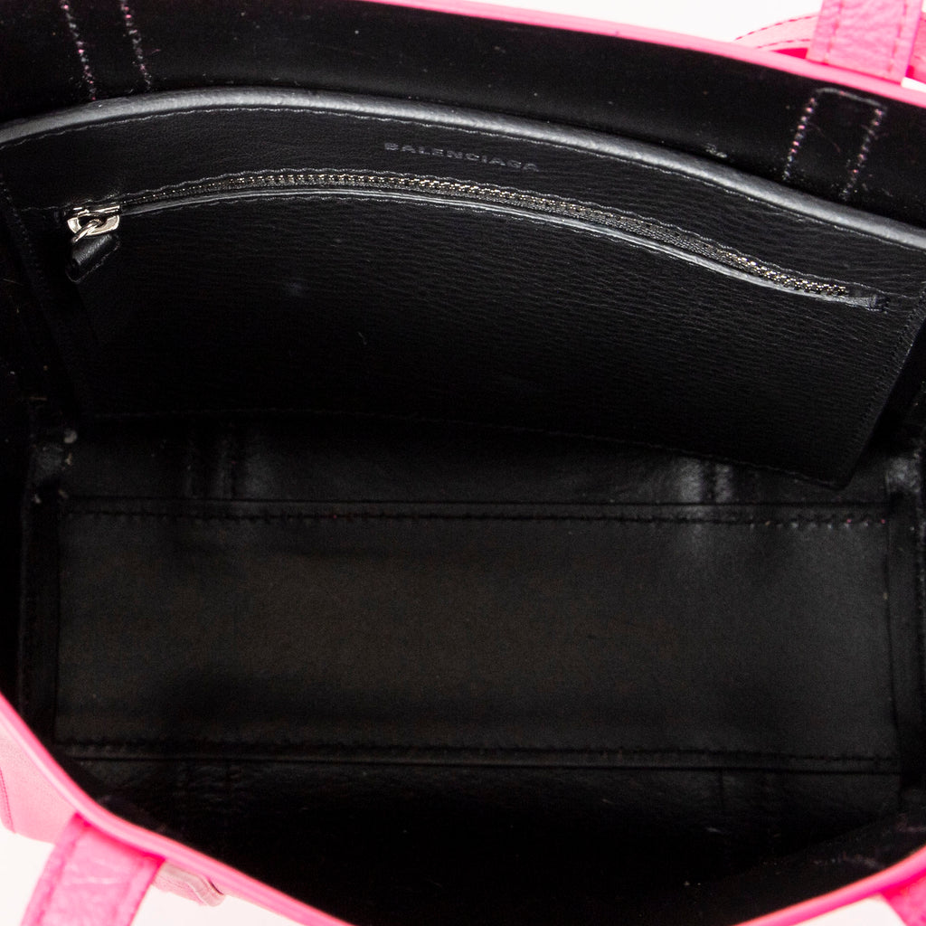 Shoulder Bag XXS Everyday Tote Neon Pink Calfskin Leather