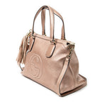 Shoulder Bag Ltd. Ed. Japan Exclusive Small Soho Top Handle Metallic Pink Grained Calfskin Leather