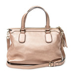 Shoulder Bag Ltd. Ed. Japan Exclusive Small Soho Top Handle Metallic Pink Grained Calfskin Leather
