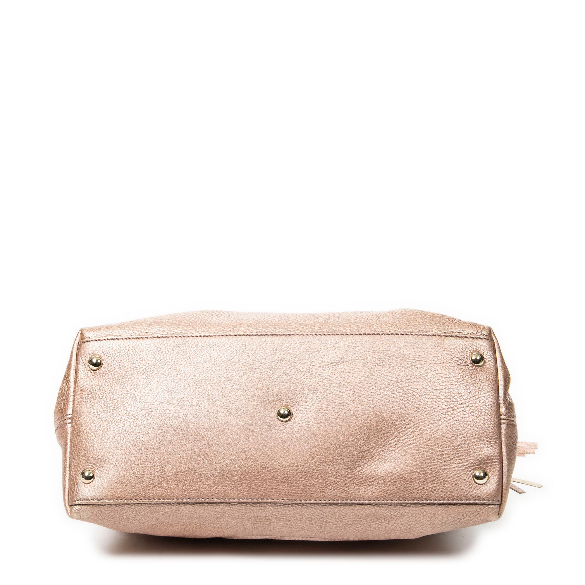 Shoulder Bag Ltd. Ed. Japan Exclusive Small Soho Top Handle Metallic Pink Grained Calfskin Leather