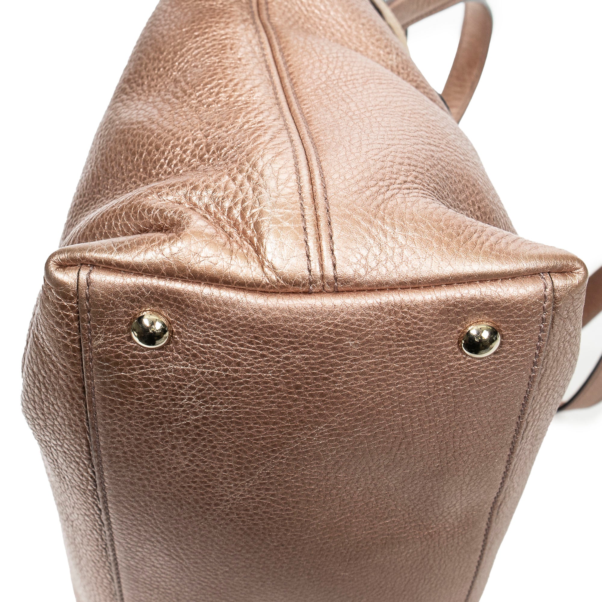 Shoulder Bag Ltd. Ed. Japan Exclusive Small Soho Top Handle Metallic Pink Grained Calfskin Leather