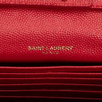 Yves Saint Laurent - Portefeuille Cassandre Classique à Chaîne - Rouge