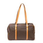 Shoulder Bag Vintage Bowler Beige Macadam Coated Canvas